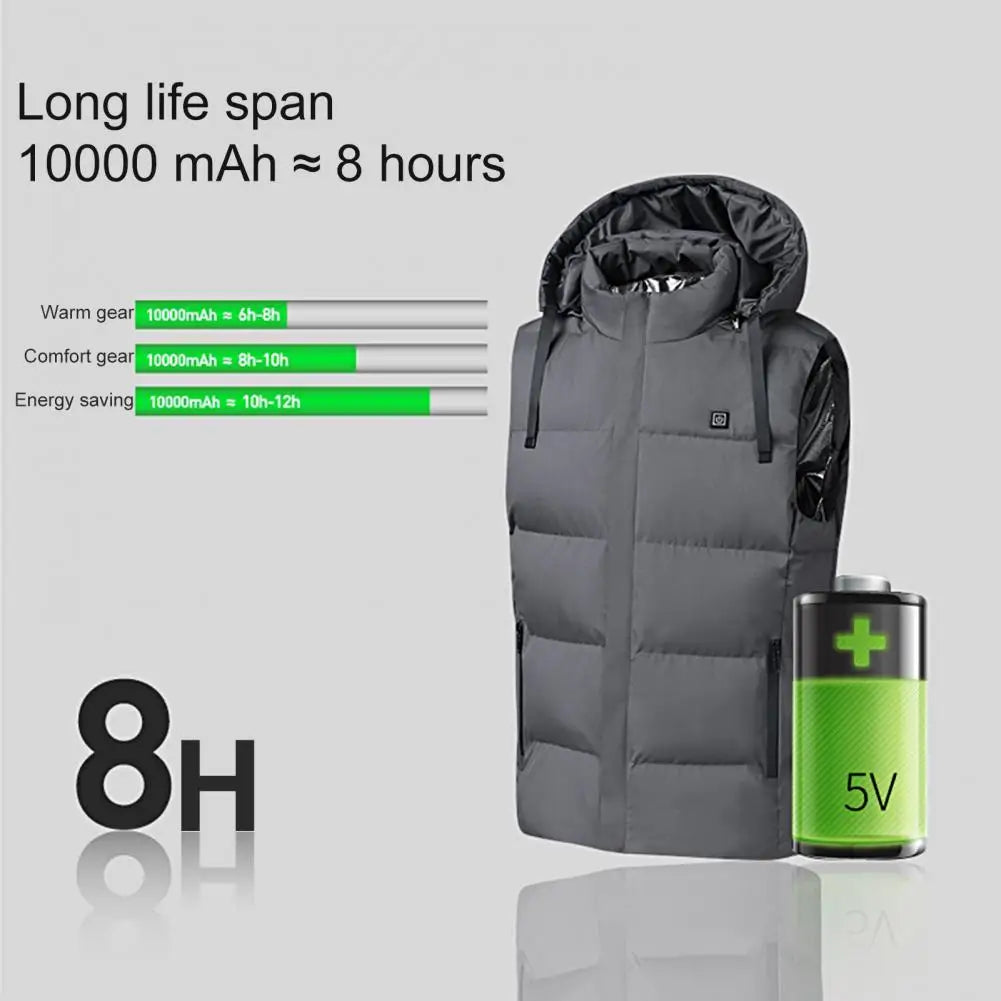 Electric Heated Hooded Vest