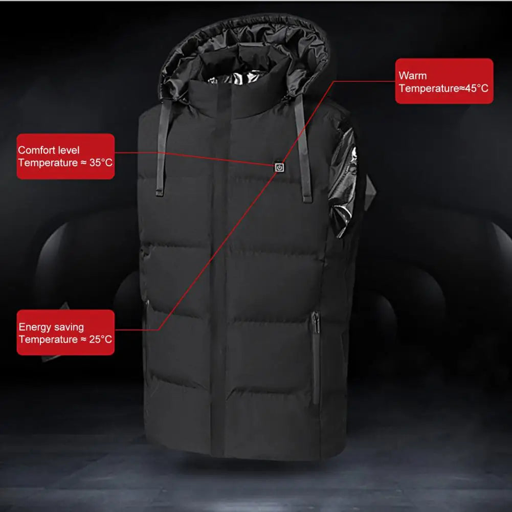 Electric Heated Hooded Vest