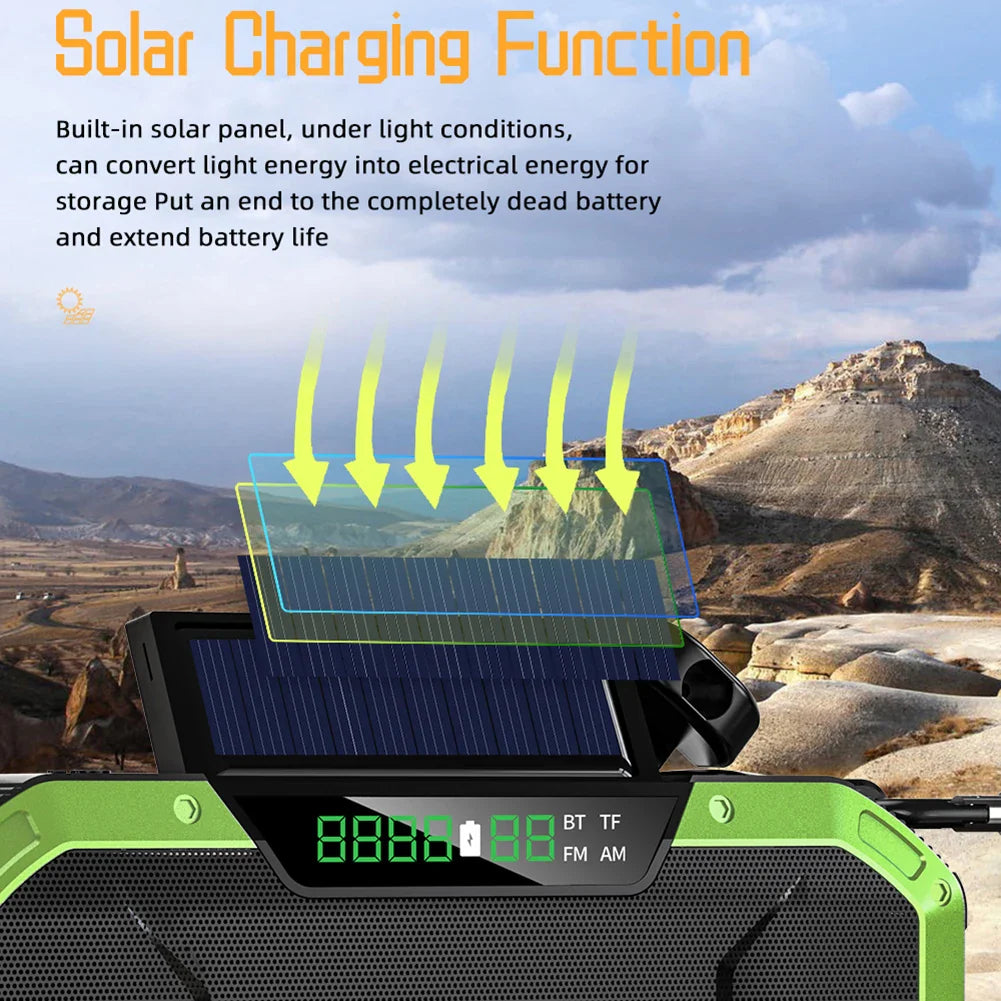 Solar Crank Emergency Radio